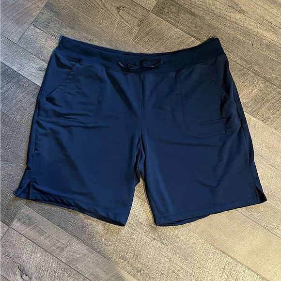 Women’s Athletic Works, Dark-Navy Blue Shorts. Size XXL. - Picture 1 of 3